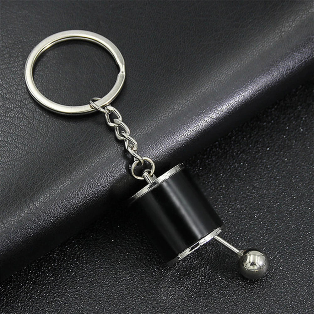 Creative Unique Disc Brake Keychain Wheel Rim Metal Racing Keyring Car Motorcycle Keychain Souvenir Gift Waist Buckle Pendant