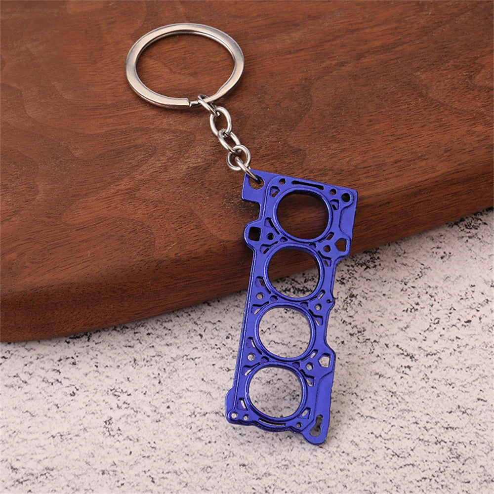 Creative Unique Disc Brake Keychain Wheel Rim Metal Racing Keyring Car Motorcycle Keychain Souvenir Gift Waist Buckle Pendant