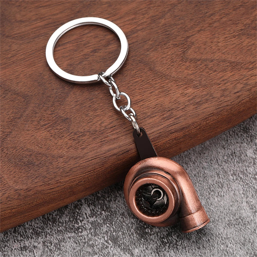 Creative Unique Disc Brake Keychain Wheel Rim Metal Racing Keyring Car Motorcycle Keychain Souvenir Gift Waist Buckle Pendant