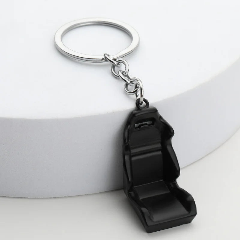 Creative Unique Disc Brake Keychain Wheel Rim Metal Racing Keyring Car Motorcycle Keychain Souvenir Gift Waist Buckle Pendant