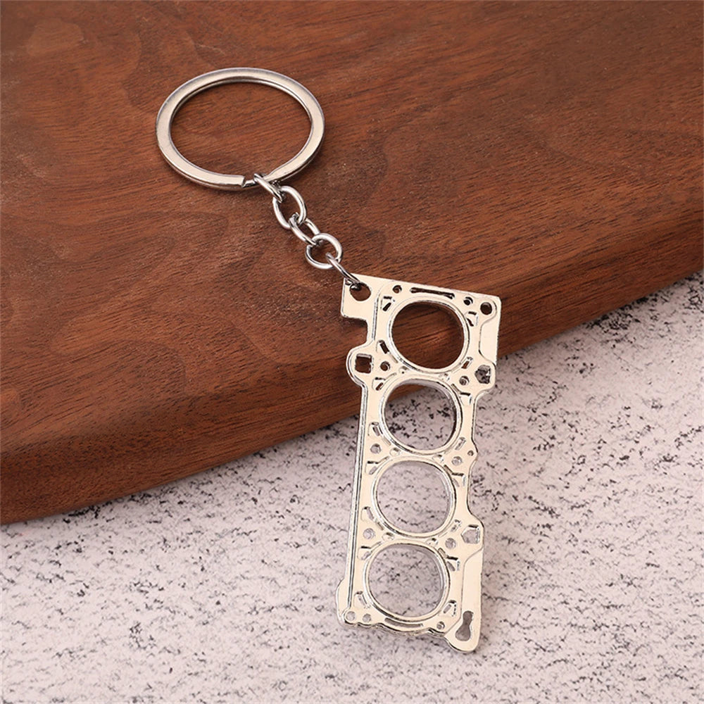 Creative Unique Disc Brake Keychain Wheel Rim Metal Racing Keyring Car Motorcycle Keychain Souvenir Gift Waist Buckle Pendant