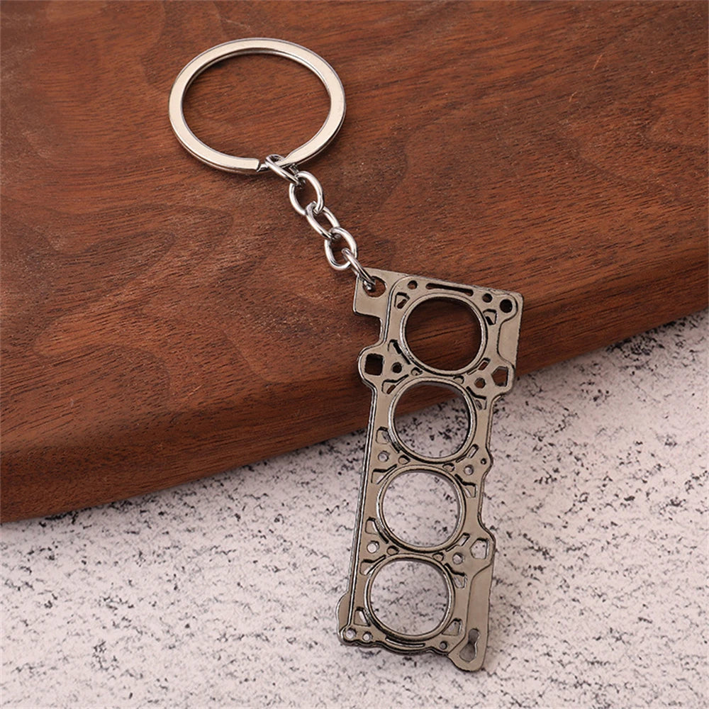 Creative Unique Disc Brake Keychain Wheel Rim Metal Racing Keyring Car Motorcycle Keychain Souvenir Gift Waist Buckle Pendant