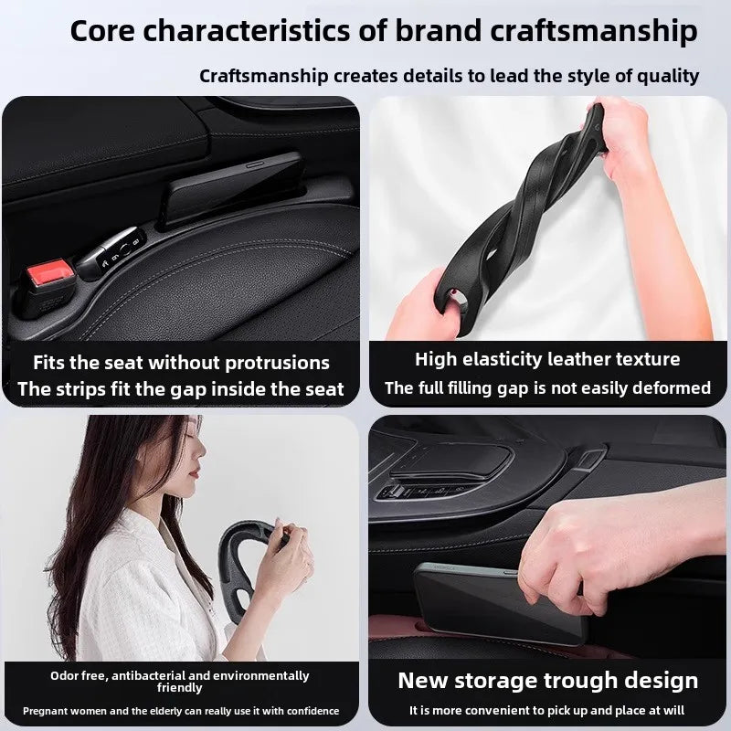 Black/Red/Brown/Apricot New EVA Filler Strip Car Seat Gap Filler Strip Leak-proof Anti-Drop Plug Tools Sealing Strip Accessories