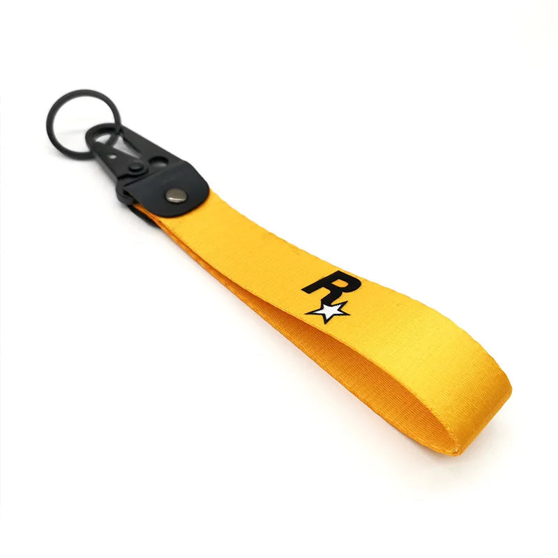 New High-Quality JDM Racing Keychain Nylon Keychain Auto Key Tags Auto Parts Car Motorcycle Accessories